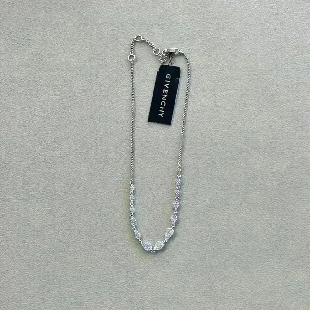 Givenchy Gold Pavé Pear-Shape Statement Necklace - Picture 4 of 8